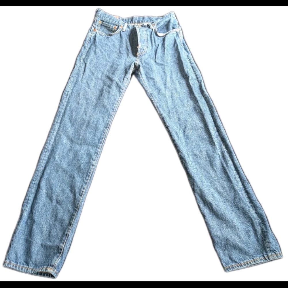 Acne Studios Bla Konst 1997 Dark Blue Trash Denim FW18 Jeans Women’s  27x34